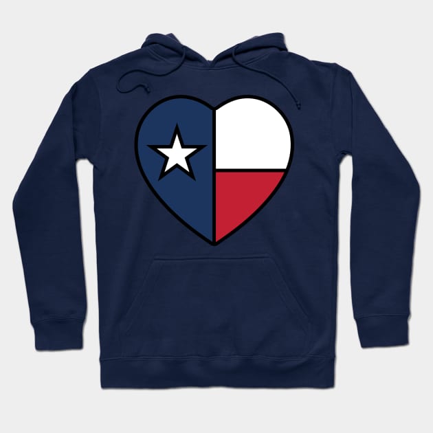 Texas Heart Hoodie by Nick Quintero